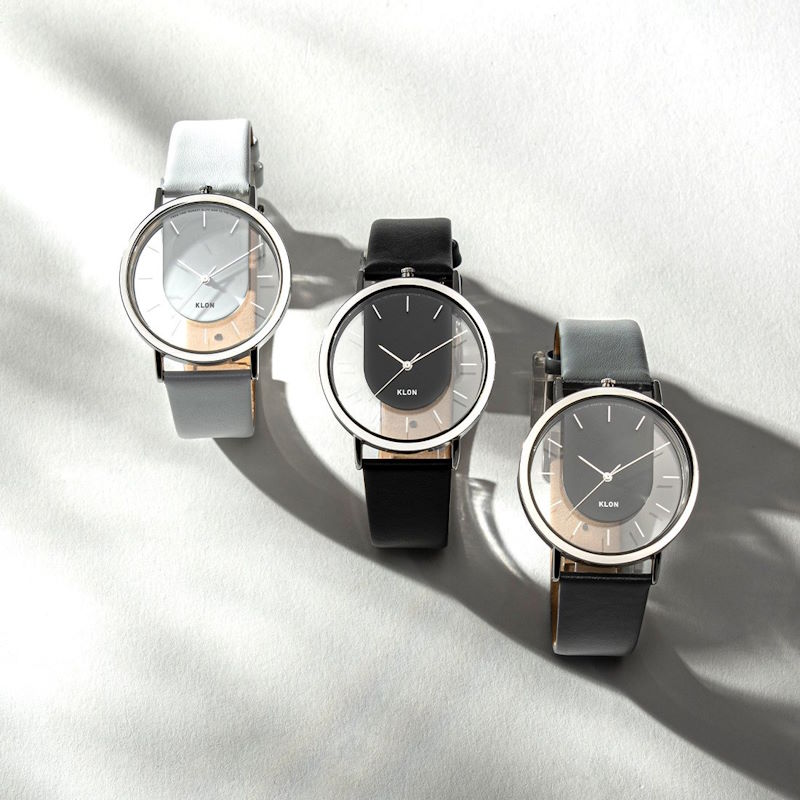 KLON/クローン INVISIBLE RELATION 40mm スケルトン文字盤が特徴のアクセサリー感覚で付けやすい腕時計  色違いでペアウォッチとしてもオススメ おしゃれウォッチ-7dials(セブンダイヤルズ)本店