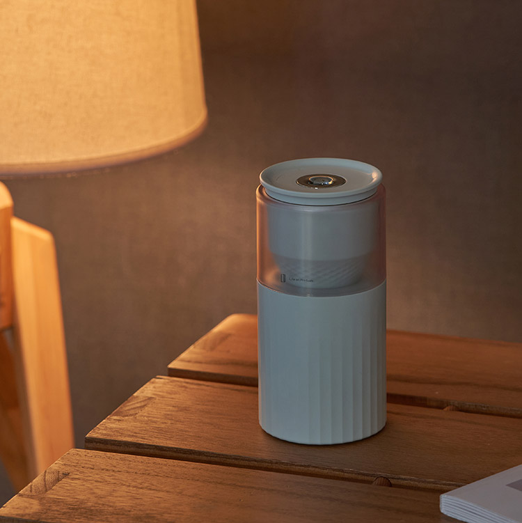 充電式ムードライト加湿器 LEDライト付きの超音波式加湿器 卓上