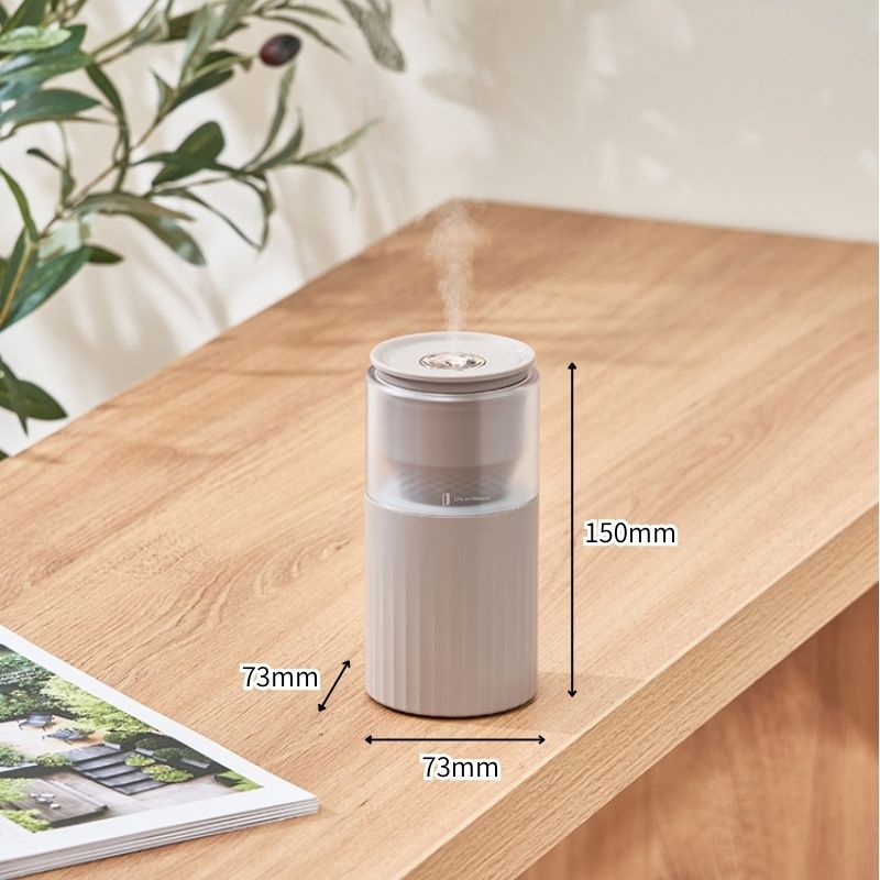充電式ムードライト加湿器 LEDライト付きの超音波式加湿器 卓上