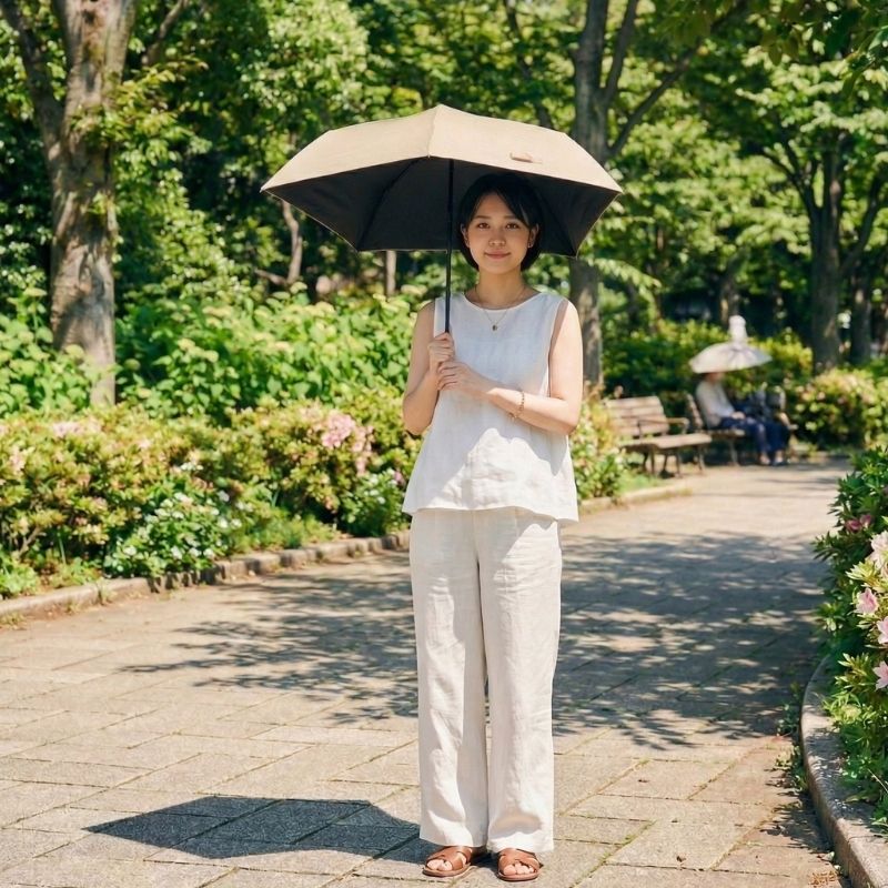 マジで軽い傘 晴雨兼用折りたたみ傘 マジカルテックプロテクション