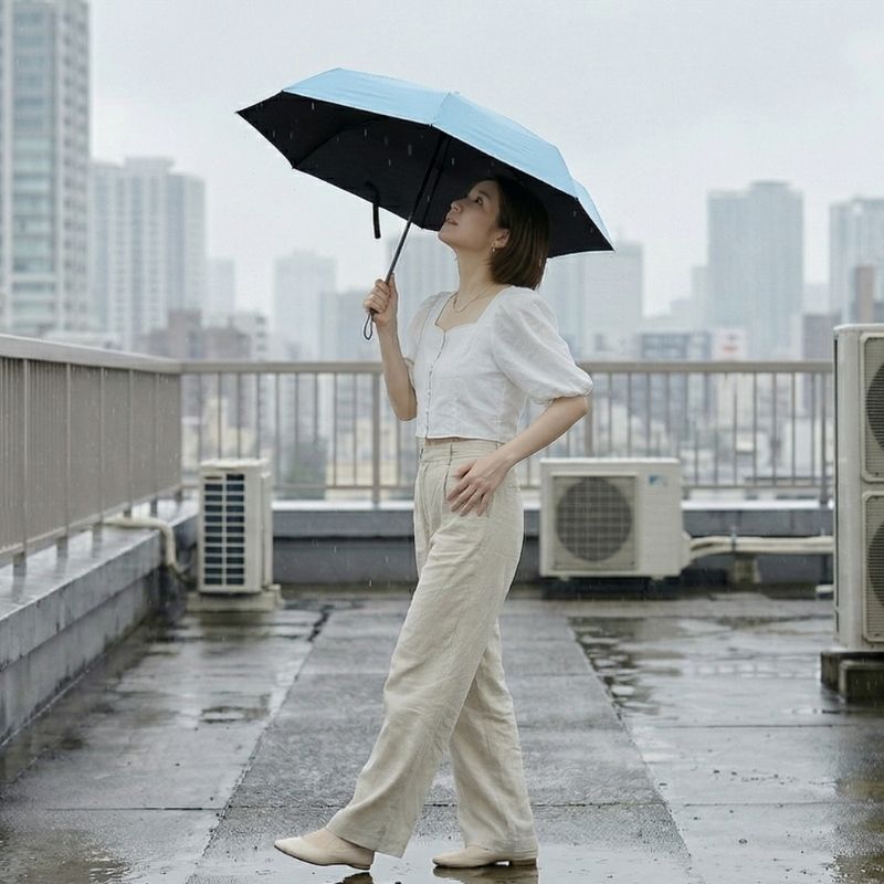 マジで軽い傘 マジカルテックプロテクション 61cm 晴雨兼用傘 自動開閉