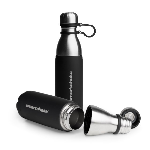 直飲みステンレスボトル horei 10時間 キャップはストラップ付 ストラップ付フタ 保冷 スマートシェイクリテイン smartshakeretain おしゃれ 水筒