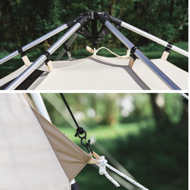 S'more スモア Latte Lodge ラテロッジ ワンタッチTCテント 組立簡単な