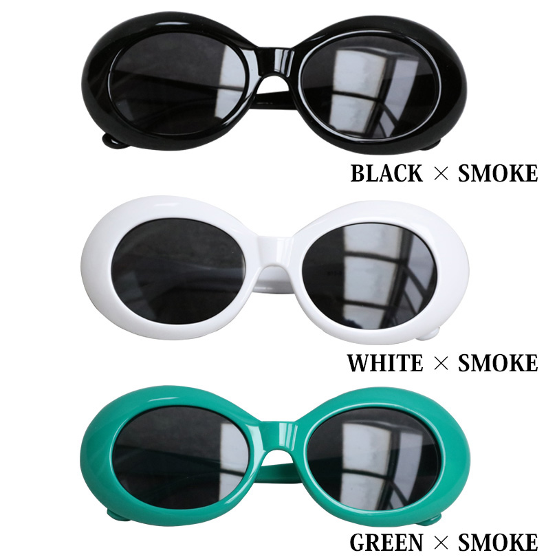 メガネロックのクリアフレーム サングラス 8 ビッグフレームサングラス メンズ ロック グランジ : 8(eight