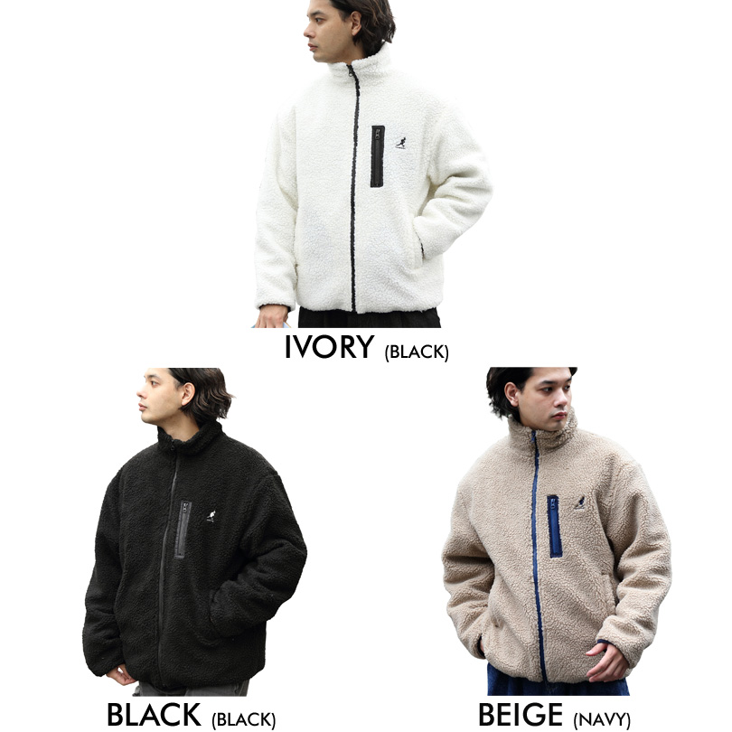 8（eight） ボアブルゾン メンズ 中綿 ジャケット KANGOL