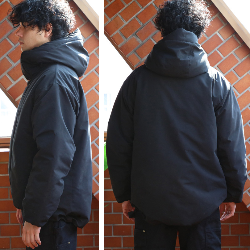 8 撥水加工 ポリピーチ 中綿 防風 ダウンジャケット ブルゾン : 8