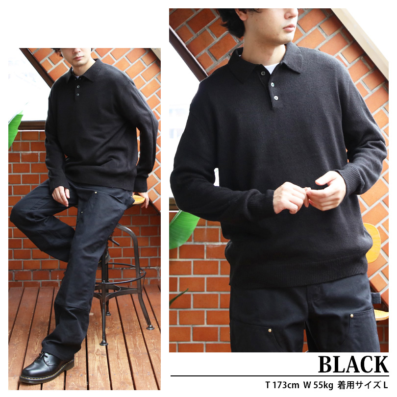 ISSEY MIYAKE MEN ポロシャツ　筆タグ 襟付き ニットセーター イッセイミヤケ メンISSEY MIYAKE MEN インサイドステッチデザイン