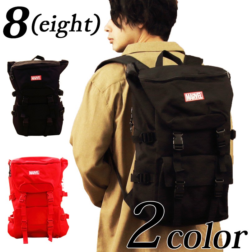 ｍａｒｖｅｌ マーベル リュックサック メンズ レディース バックパック Ozbg10 8 Eight 通販 Yahoo ショッピング