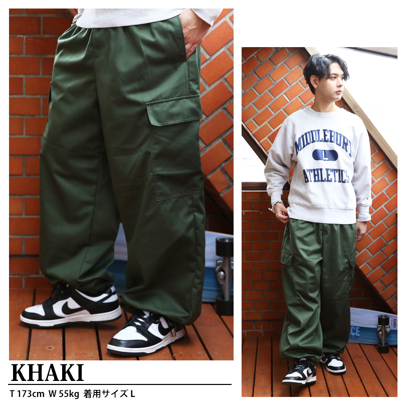 8（eight） スノーパンツ メンズ カーゴパンツ ワイド 太め : 8