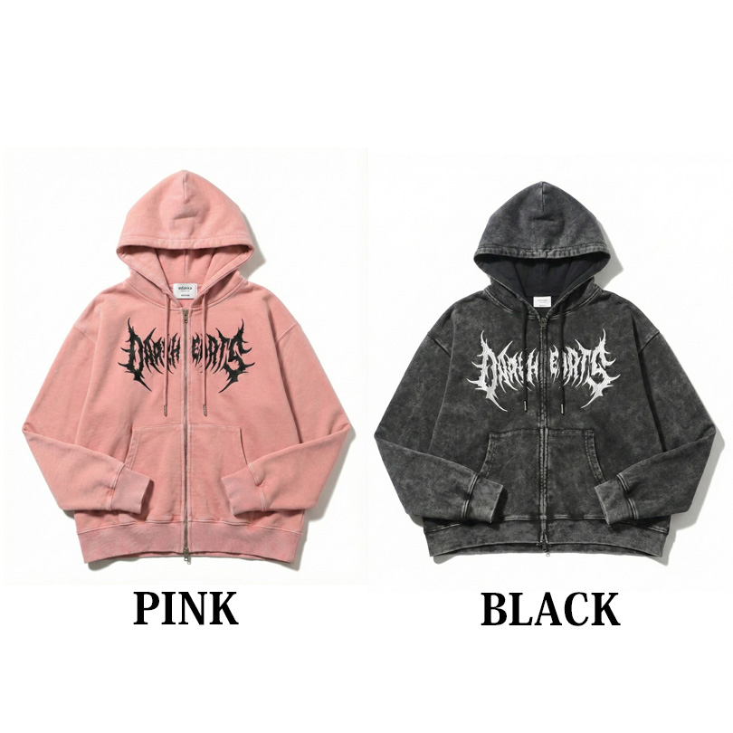 8 製品加工ロゴジップパーカー メンズ パーカー ショート丈 : 8(eight