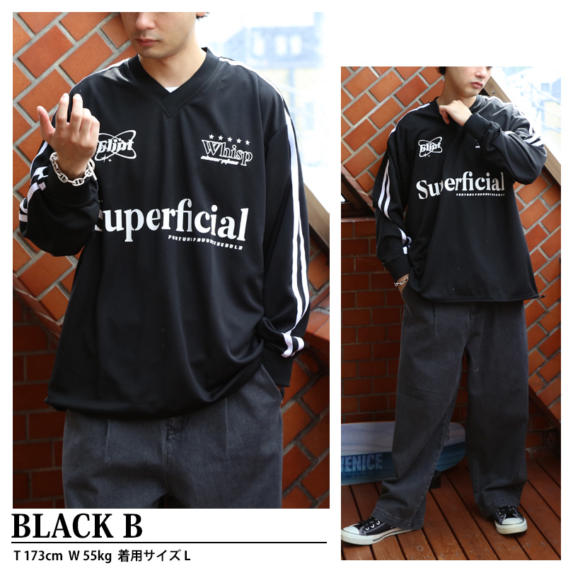 8 ユニフォームデザイン ロンT メンズ レディース ゲームシャツ : 8