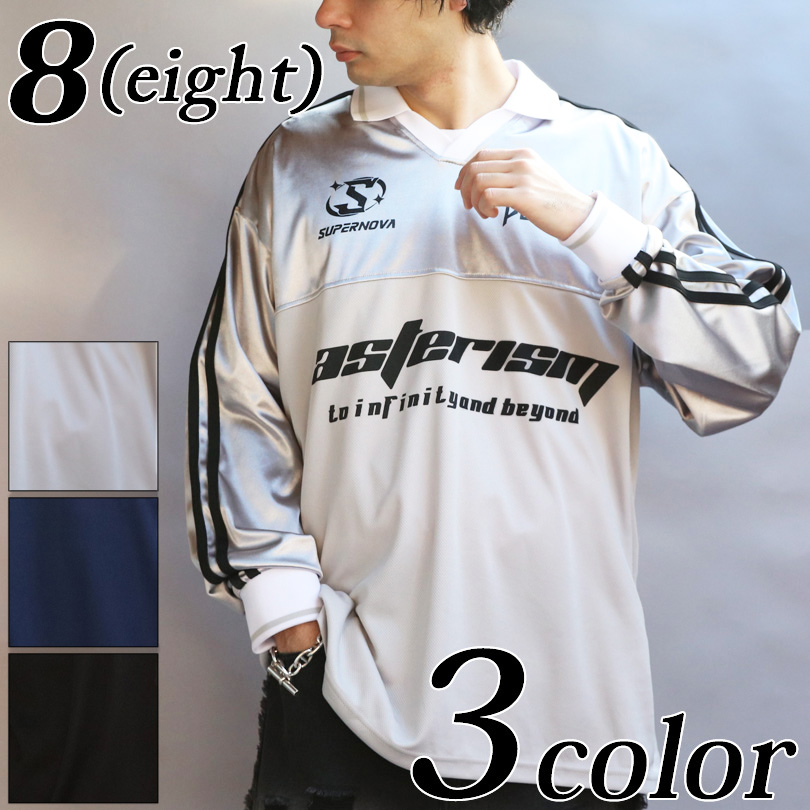 8（eight） グロッシーサッカーTシャツ メンズ レディース