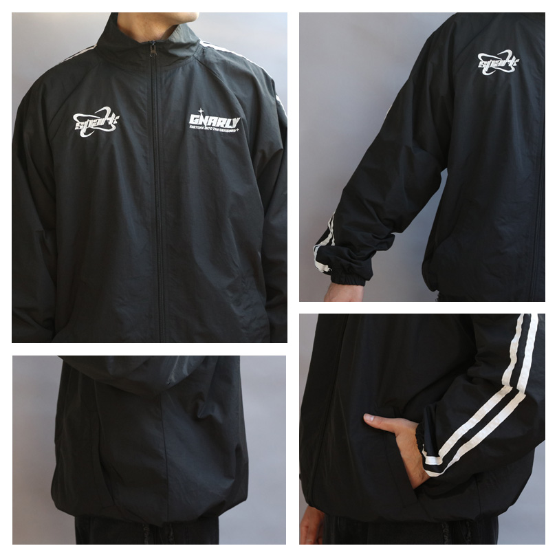 8 ナイロンブルゾン メンズ ジャケット 袖ライン 撥水 短丈 : 8(eight