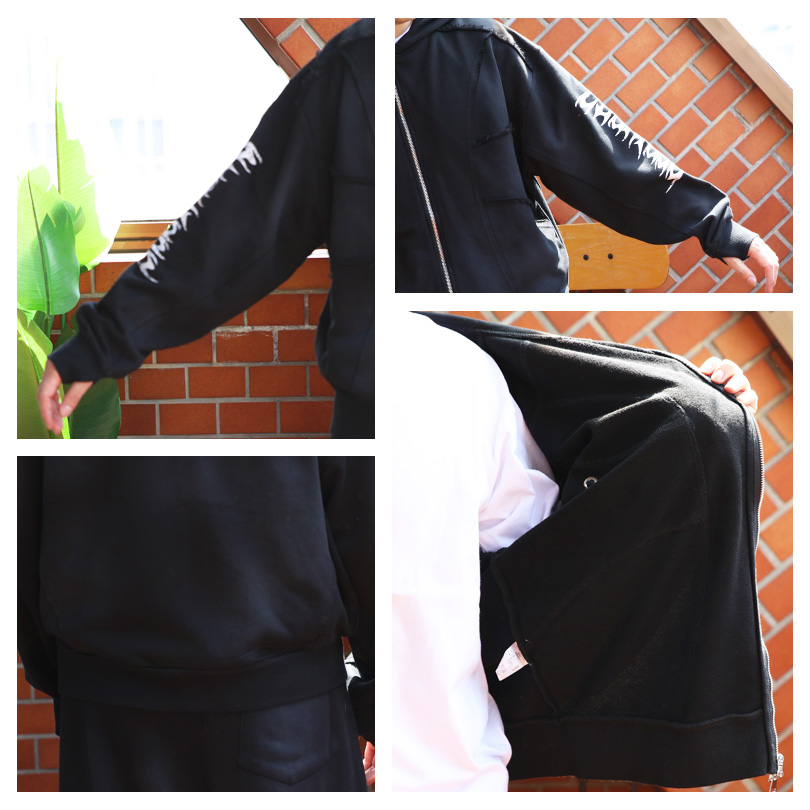 8YARDS フルジップフード付きパーカー！ 8YARDS / Women's BIG HOODIE IG | Black