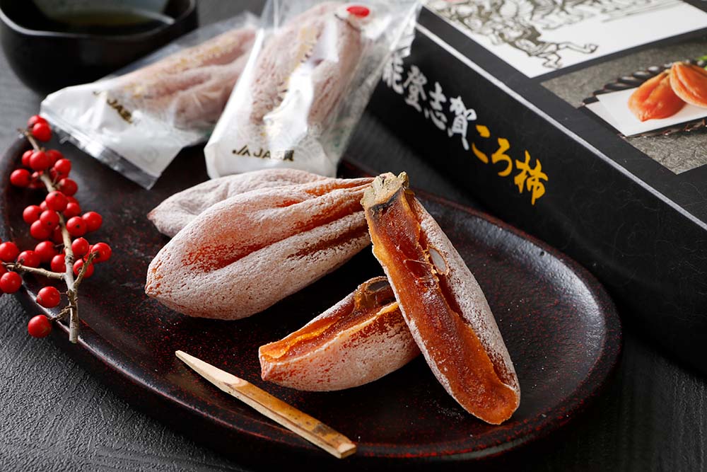 さとみ様　とろとろ　とろっと枯露柿　やわらか枯露柿　4kg 枯露柿（ころがき） 約1kg 16個入り 12月上中旬から発送開始