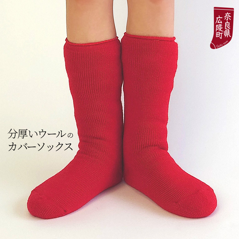 冷えとり靴下 分厚いウールのカバーソックス 冷えとり レディース メンズ 大きいサイズ 秋 冬 暖かい あったか 冷え対策 防寒 毛糸の靴下 厚手 日本製 841 | 841 | 03