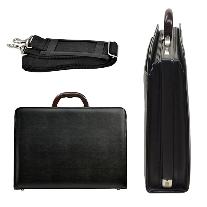 美品 ハミルトン 豊岡製鞄 ダレスバッグ ビジネスバッグ 2way ブラック J.C HAMILTON（ジェーシーハミルトン） ビジネスバッグ ダレスバッグ