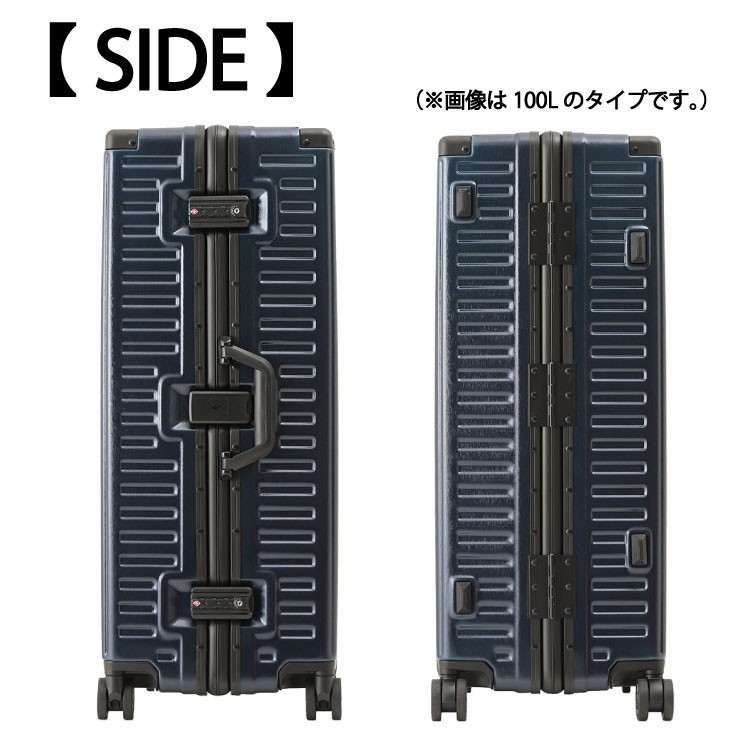 LEGEND WALKER レジェンドウォーカー 5510-70 100L 7泊以上 100L フレームタイプ大容量スーツケース Lサイズ