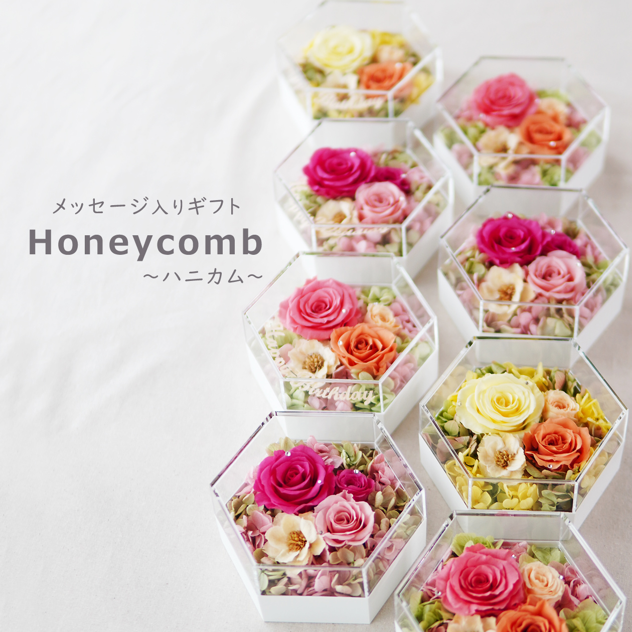 フラワーボックス プリザーブドフラワー 誕生日 バラ 花 ギフト