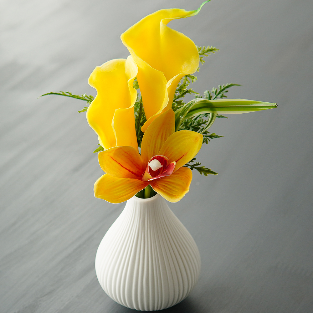 供花 造花 花瓶付き 仏花 アートフラワー お供え お悔やみ お花 仏壇