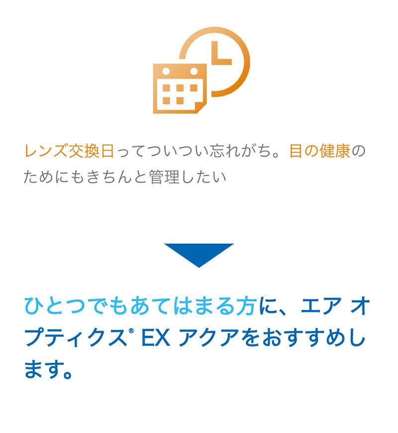 エアオプティクスEXアクア スマホ用説明画像
