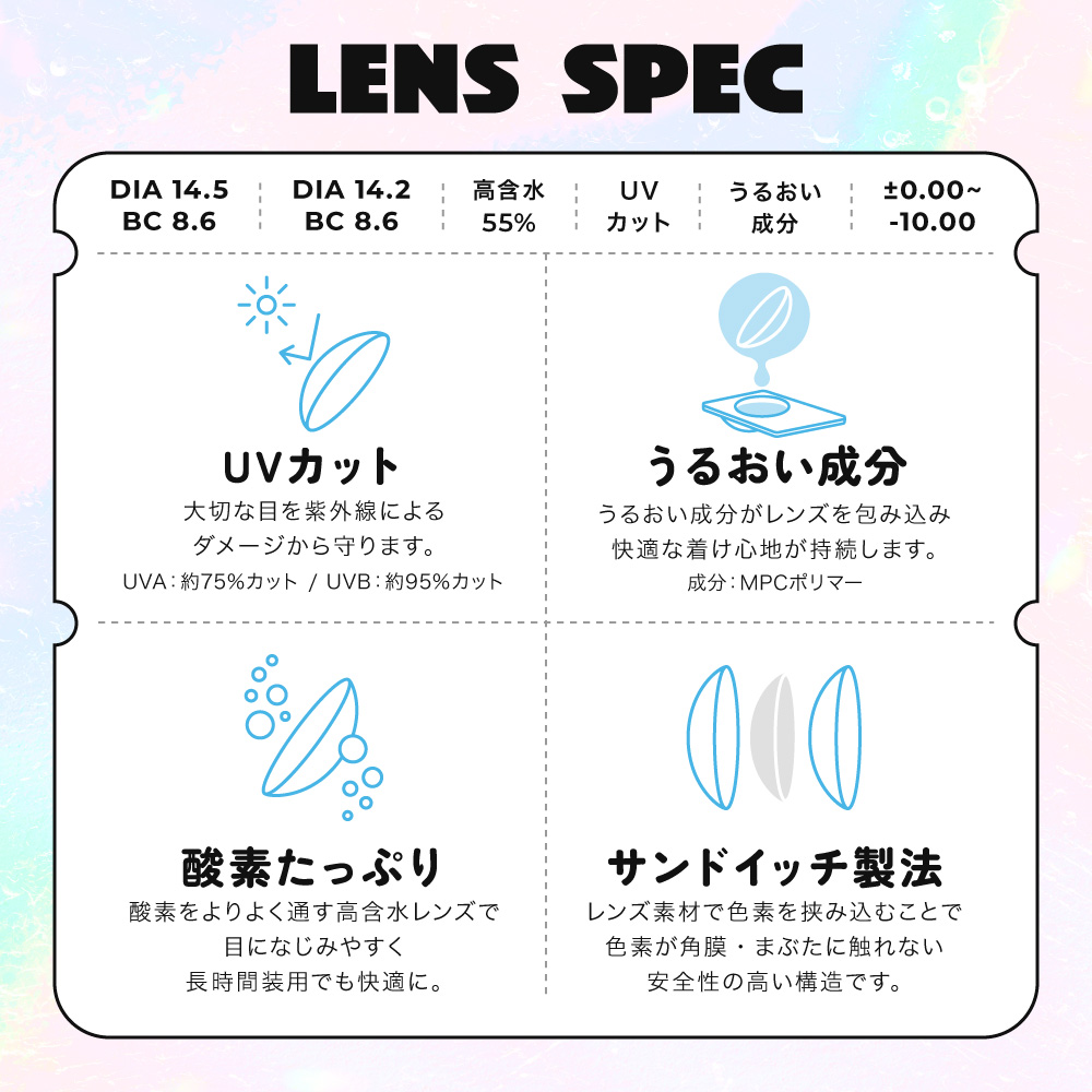 Lcode（エルコード） FruFru 1箱10枚 フルフル 度あり 度なし 1day 水