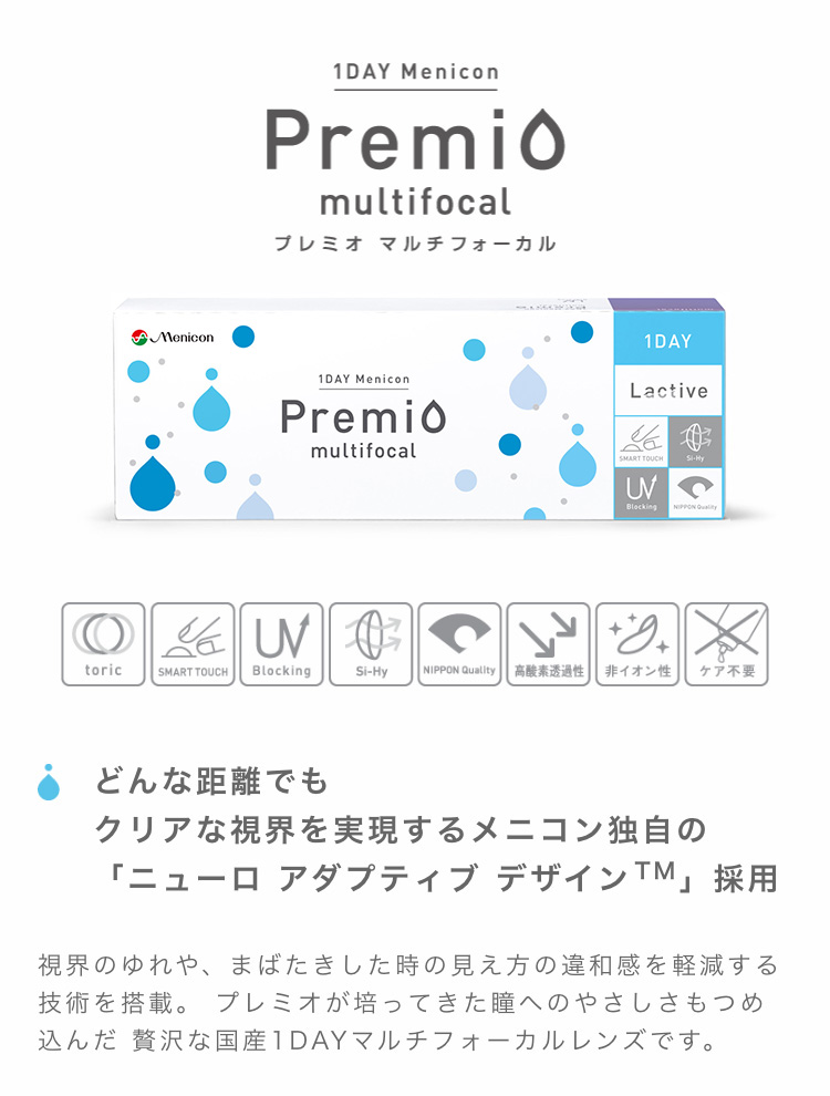 ワンデーメニコンプレミオマルチフォーカル スマホ用説明画像