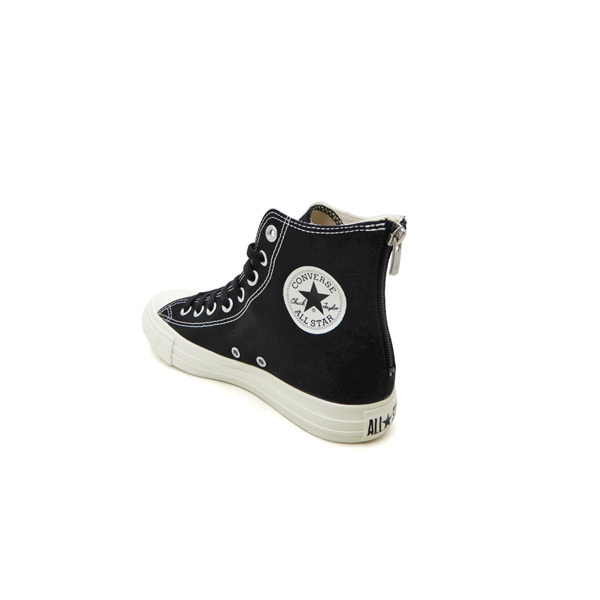 CONVERSE DBL ROCKSTAR ハイカットスニーカー 黒 27cm CONVERSE（コンバース） ジップ スニーカー メンズ 黒 ハイカット