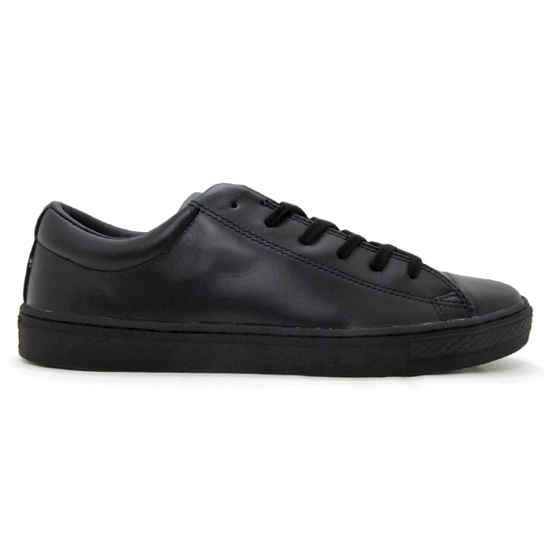 OAMC Kwik Cupsole ローカットレザースニーカー ブラック Kwik Cupsole in Black