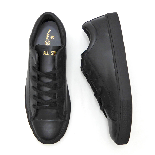 CONVERSE コンバース 韓国限定 厚底 スニーカー 黒 black レザー CONVERSE コンバース スニーカー レザー メンズ ハイカット 靴