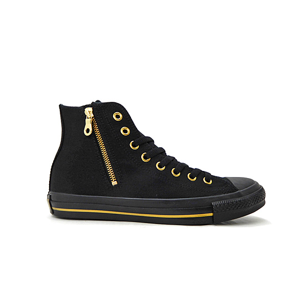 CONVERSE（コンバース） ジップ スニーカー メンズ 黒 ハイカット