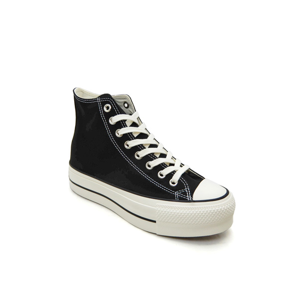 CONVERSE（コンバース） スニーカー レディース 黒 厚底 ハイカット