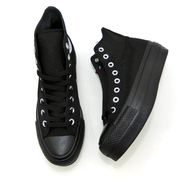 CONVERSE Chuck Taylor 厚底スニーカー 黒 CONVERSE コンバース 厚底 スニーカー レディース オールスター