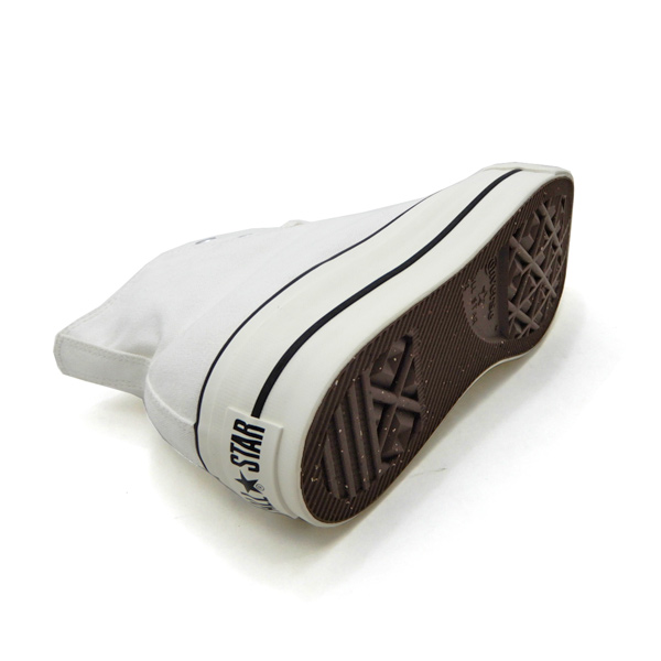 ◆【美品】コンバース オールスター プラットフォーム ホワイト キナリ 厚底 CONVERSE コンバース 厚底 スニーカー メンズ 白 オールスター