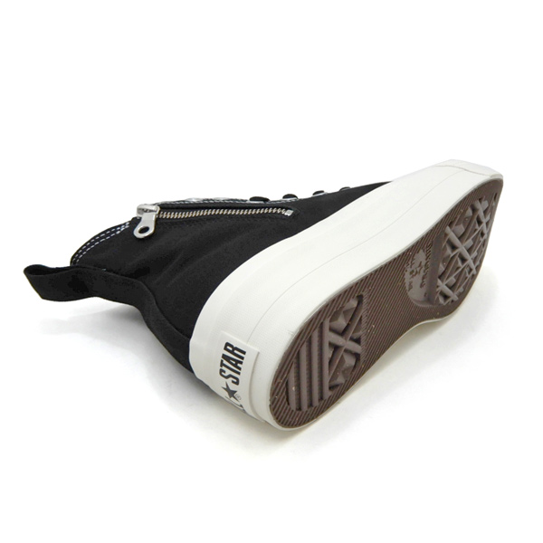 CONVERSE コンバース メンズ スニーカー ジップ 黒 厚底 ALL