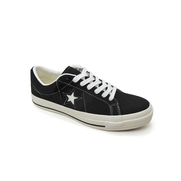 CONVERSE（コンバース） ワンスター メンズ スニーカー 黒 スエード