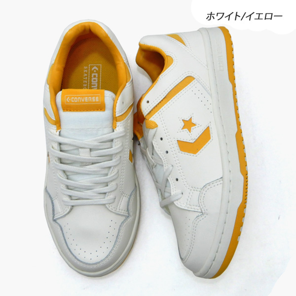 コンバース ウエポン レディース スケート 白 ホワイト CONVERSE 