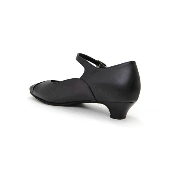 BARCLAY（バークレー） パンプス 本革 黒 ストラップ 2037 2E 定番