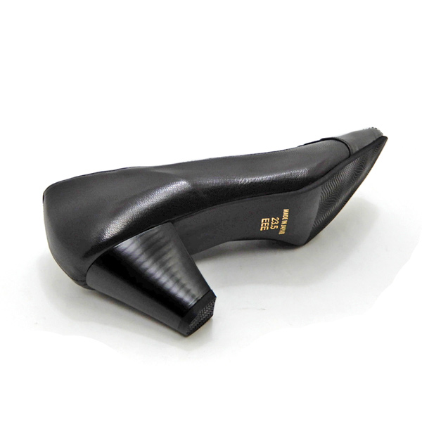 FIZZ REEN フィズリーン プレーンパンプス 本革 黒 EEE 3E 23 FIZZ REEN フィズリーン プレーンパンプス 本革 黒 EEE 3E 23