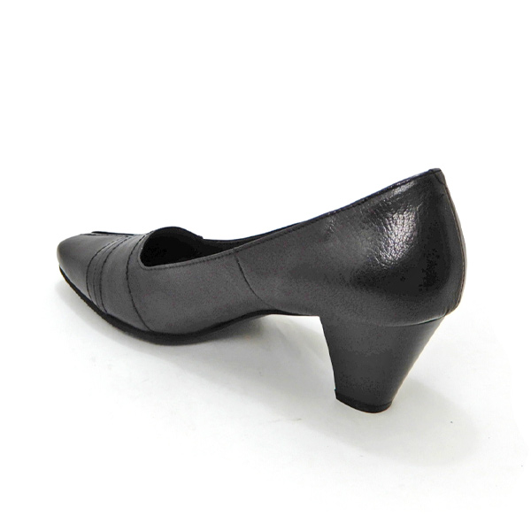 FIZZ REEN（フィズリーン） 1533 パンプス ヒール 本革 幅広 3E 黒