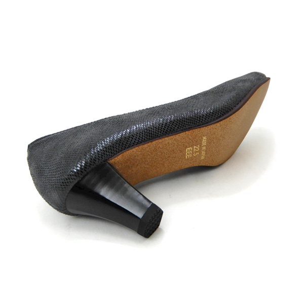 FIZZ REEN（フィズリーン） パンプス ポインテッドトゥ 本革 幅広 3E