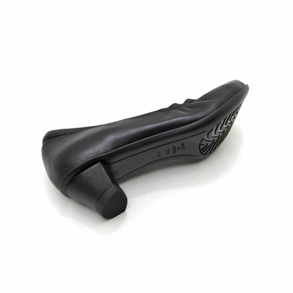 FIZZ REEN フィズリーン パンプス 幅広 本革 黒