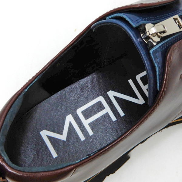 MANA（マナ） センタージップ エッジソールシューズ レディース 茶