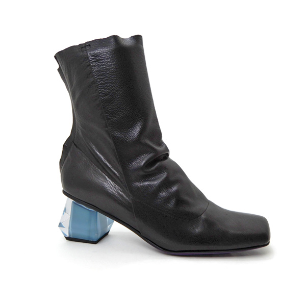 MANA（マナ） ブーツ レディース 人気 黒 革 ショート 547082 ヒール