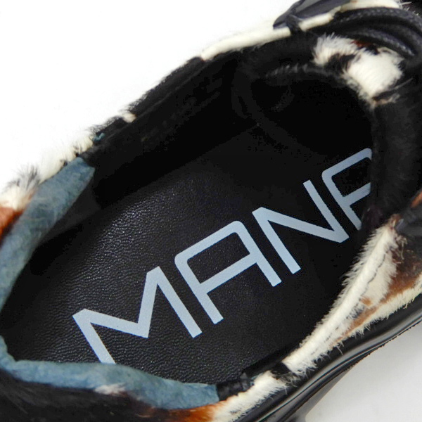 MANA マナ 靴 シューズ レディース 厚底 551199 カジュアル ブーツ