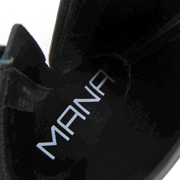 MANA（マナ） 厚底 ブーツ レディース ワイドボリューム ストレッチ