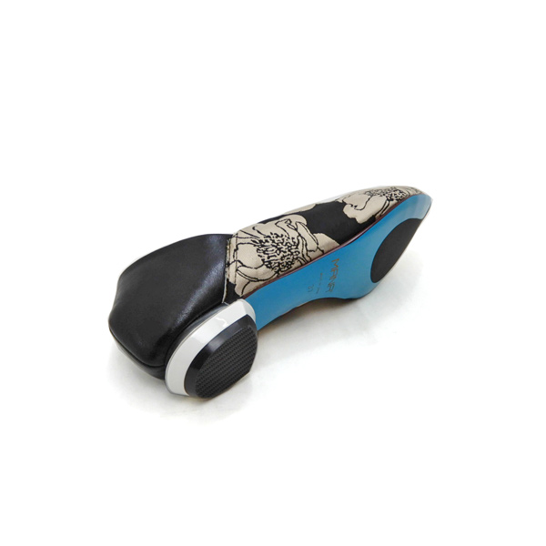 MANA（マナ） パンプス ポインテッドトゥ 人気 黒 柄 レディース MANA