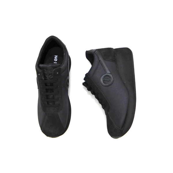 バラ色の雲SPEED JOGGER STK (37) ヒールスニーカー 黒 ノーネーム