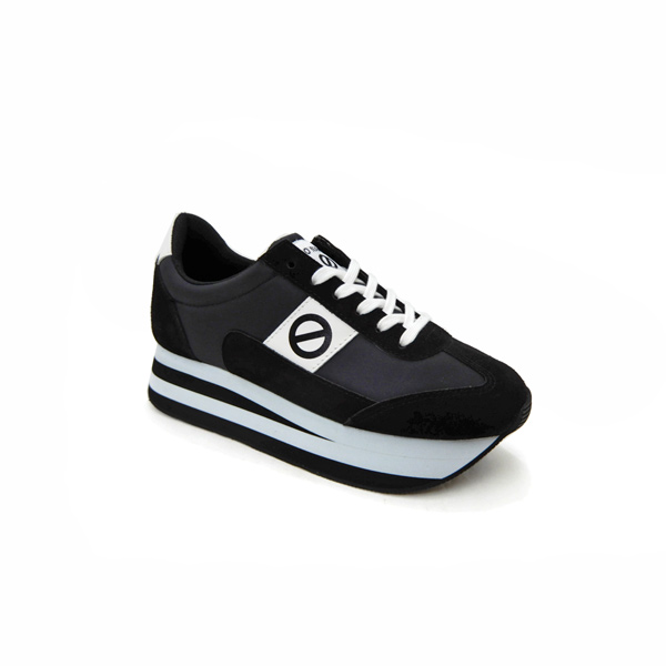 NO NAME（ノーネーム） スニーカー レディース 黒 PLATO JOGGER STK