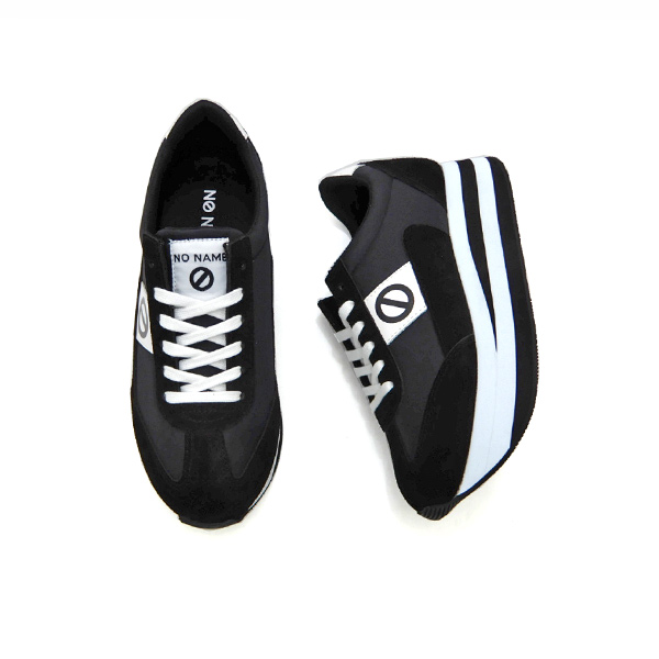 NO NAME（ノーネーム） スニーカー レディース 黒 ピージョグ PLATO